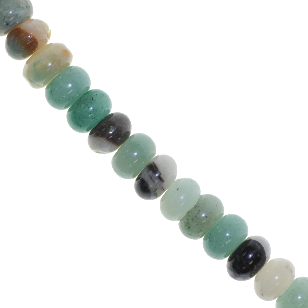 Rondelle Semi-Precious Stone, 8mm x 5mm, 70 pcs per strand - Available in 20 Stones