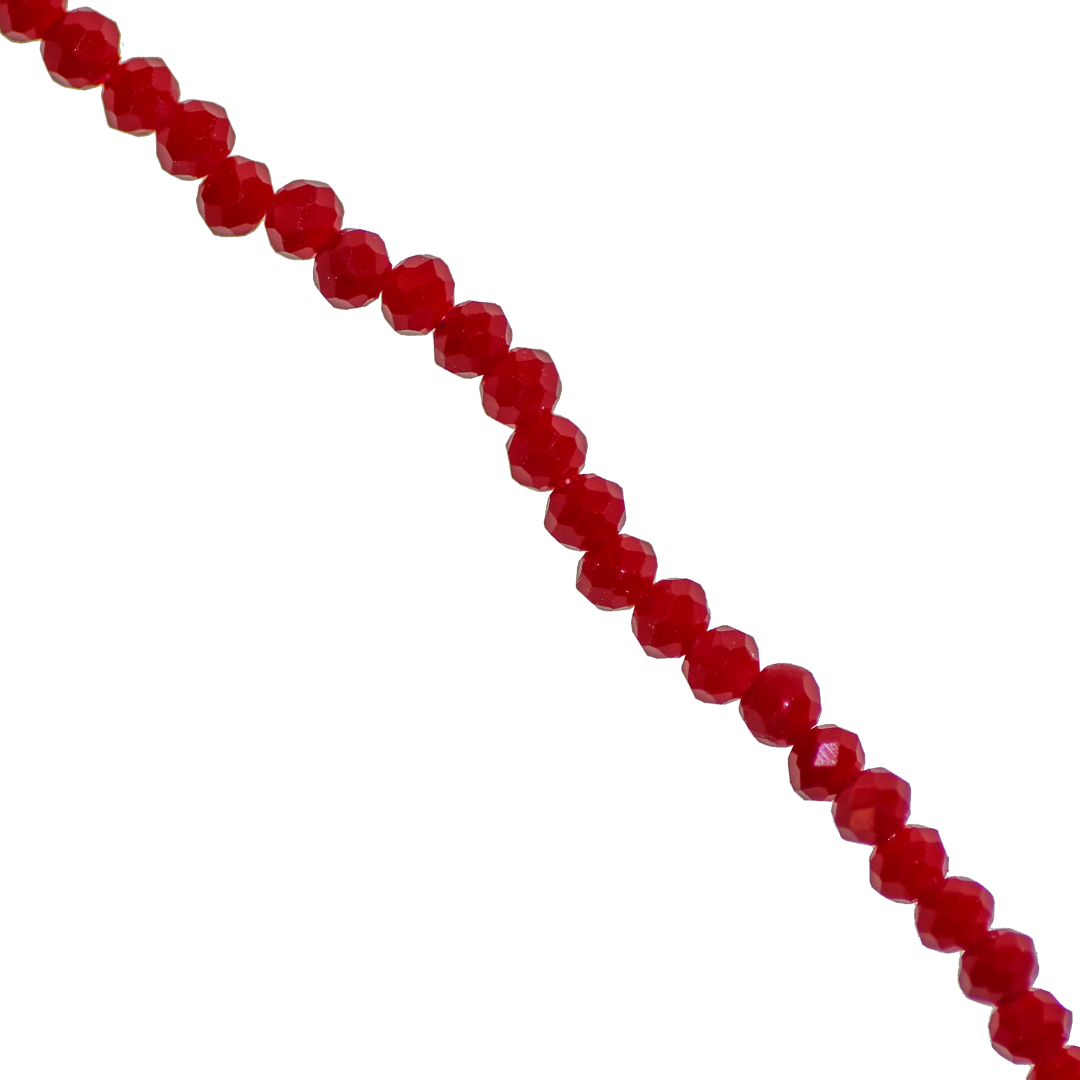 Glass Crystal Beads, Rondelle, 2.5mm, Approx 165+ pcs per strand, Available in Multiple Colours