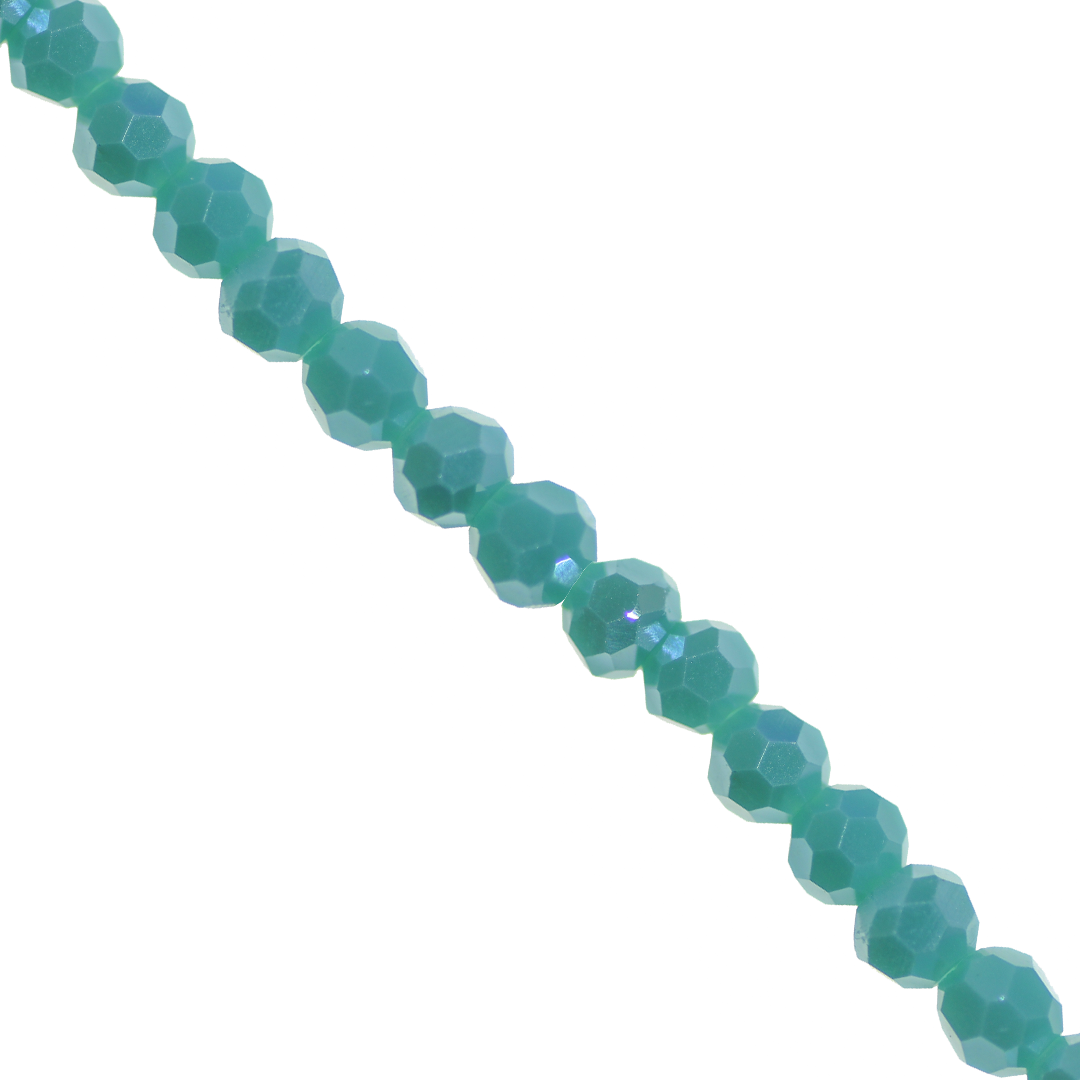 Glass Crystal Beads, Round, 4mm Approx 85 pcs per strand, Available in Multiple Colours