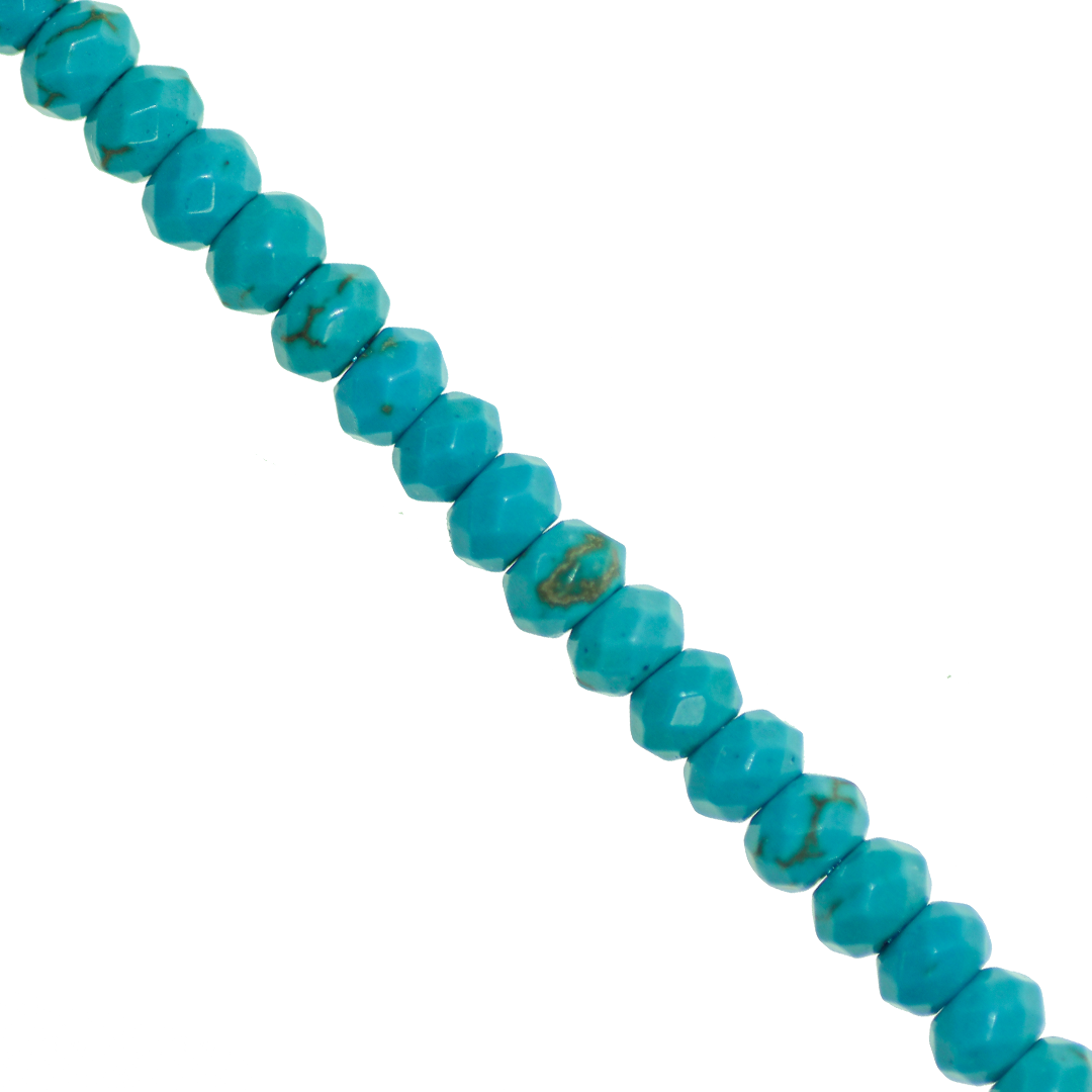 Dyed Agate, Rondelle Faceted, Semi-Precious Stone, 4mm x 3mm, 110 pcs per strand, Available in Multiple Colours