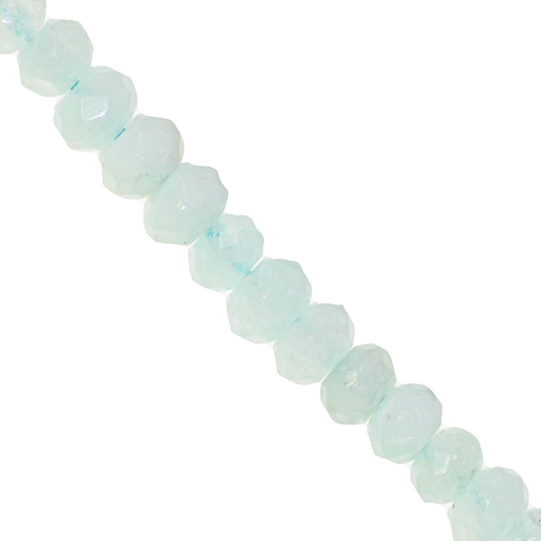 Dyed Agate, Rondelle, Faceted, Semi-Precious Stone, 6mm x 4mm, Approx 85pcs/strand, Available in Multiple Colours