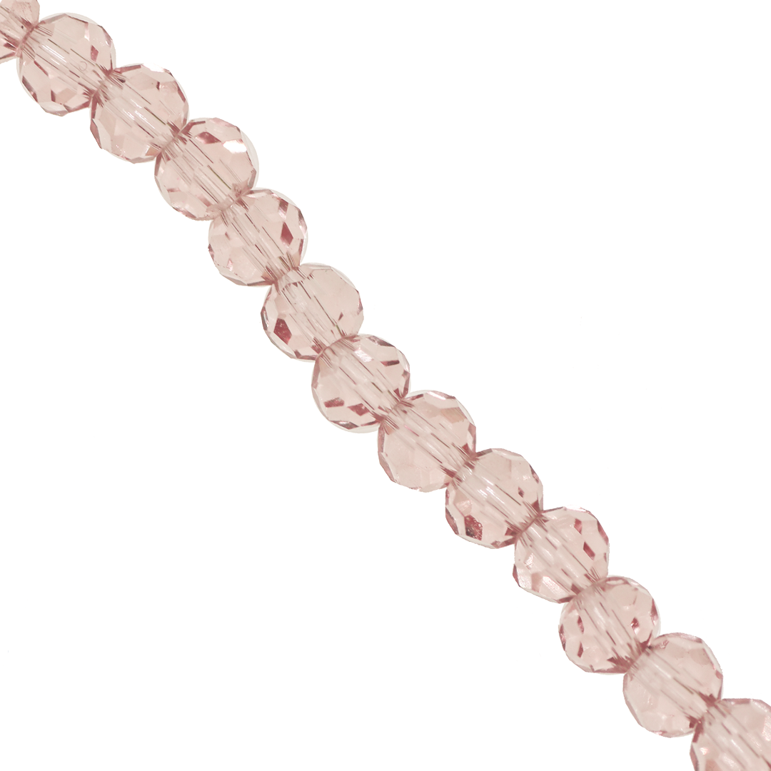 Glass Crystal Beads, Round, 4mm Approx 85 pcs per strand, Available in Multiple Colours