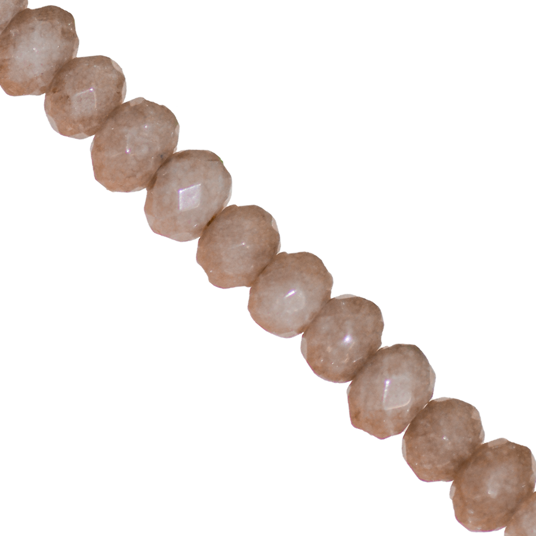 Dyed Agate, Rondelle, Faceted, Semi-Precious Stone, 6mm x 4mm, Approx 85pcs/strand, Available in Multiple Colours