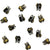 Clamshell Beads Tips, Brass, Alloy, 7mm x 5mm, Sold Per pkg of 30