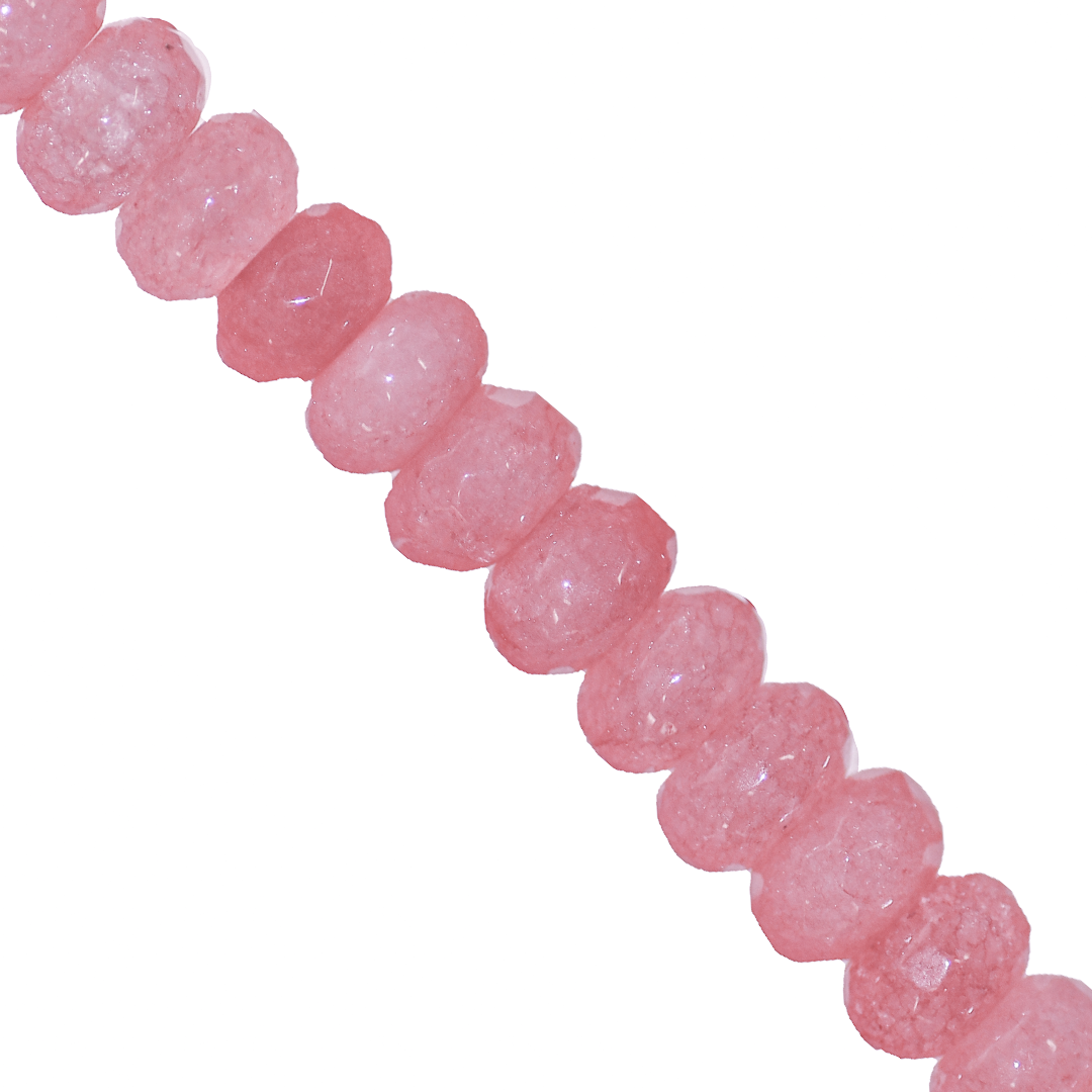 Dyed Agate, Rondelle, Faceted, Semi-Precious Stone, 6mm x 4mm, Approx 85pcs/strand, Available in Multiple Colours