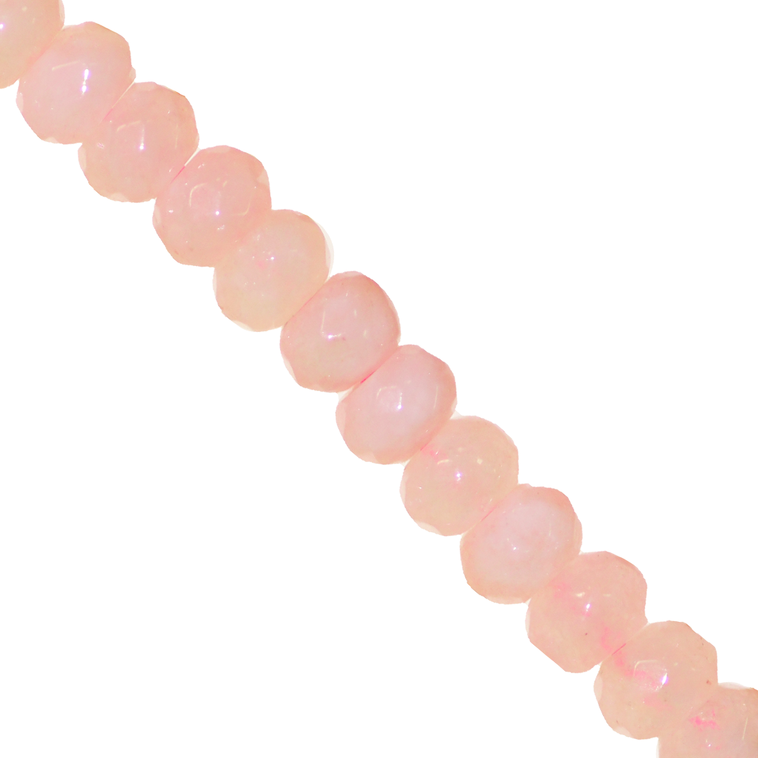 Dyed Agate, Rondelle, Faceted, Semi-Precious Stone, 6mm x 4mm, Approx 85pcs/strand, Available in Multiple Colours
