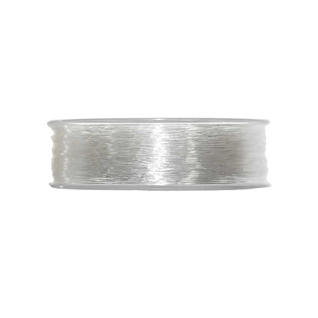 Korean Stretchy Cord, Transparent, Sold Per spool of 100 meters, Available in Multiple Sizes