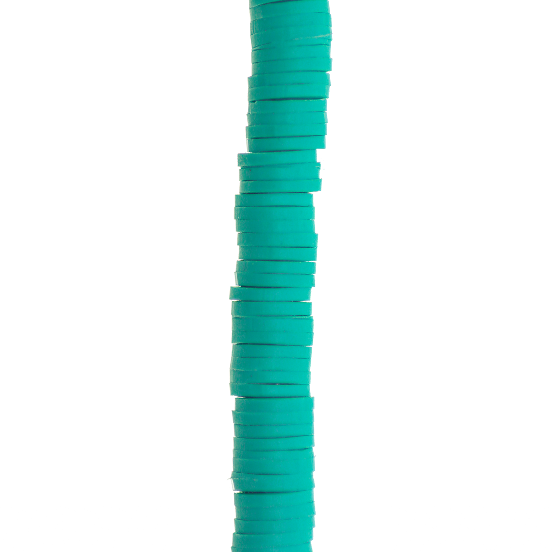 Heishi Beads, Flat Disk Polymer Clay Beads, 6mm, Available in Multiple Colours