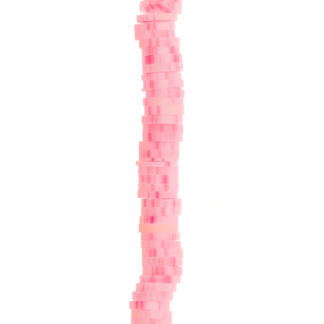 Heishi Beads, Flat Disk Polymer Clay Beads, 6mm, Available in Multiple Colours