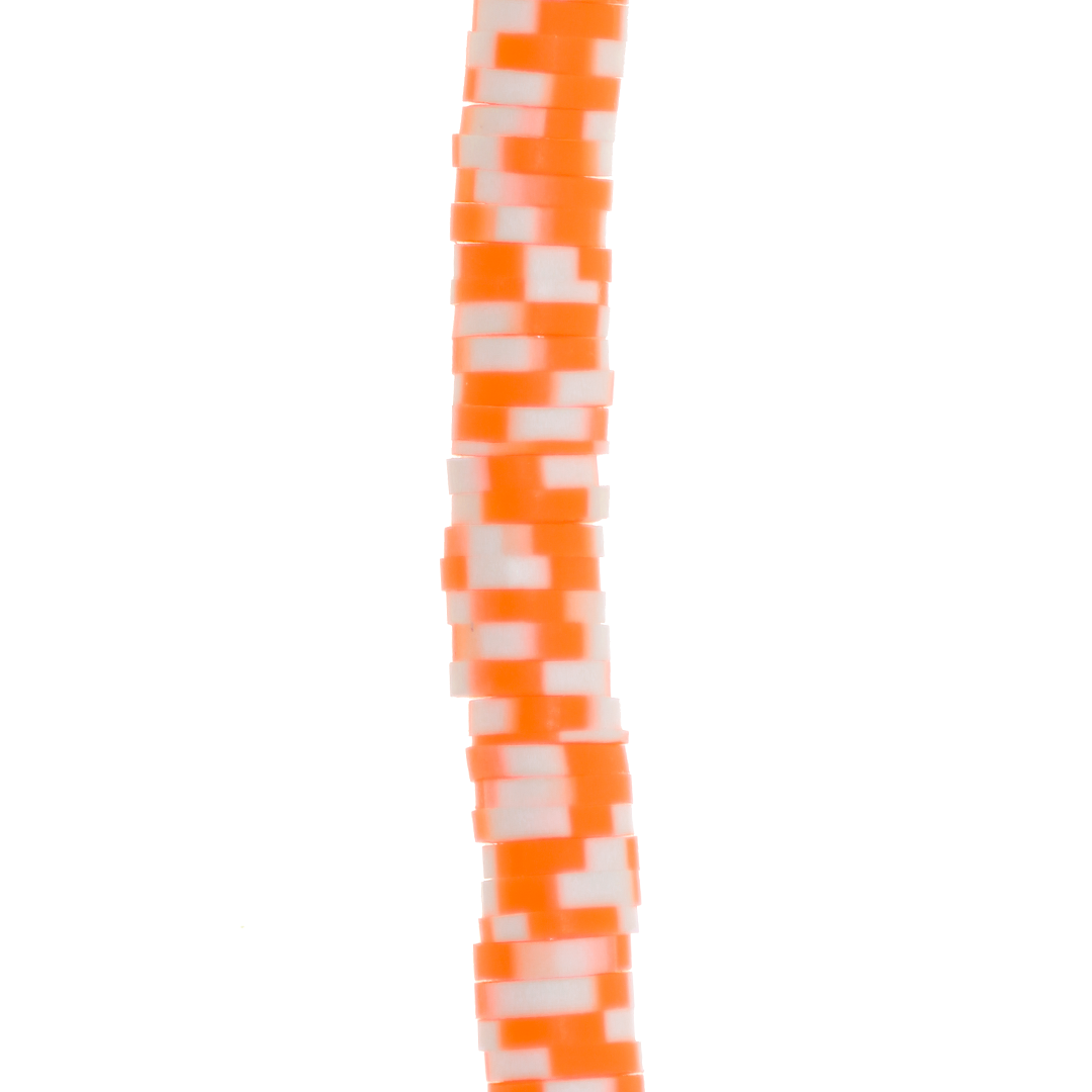 Heishi Beads, Flat Disk Polymer Clay Beads, 6mm, Available in Multiple Colours