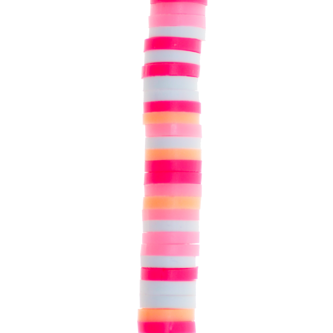 Heishi Beads, Flat Disk Polymer Clay Beads, 6mm, Available in Multiple Colours