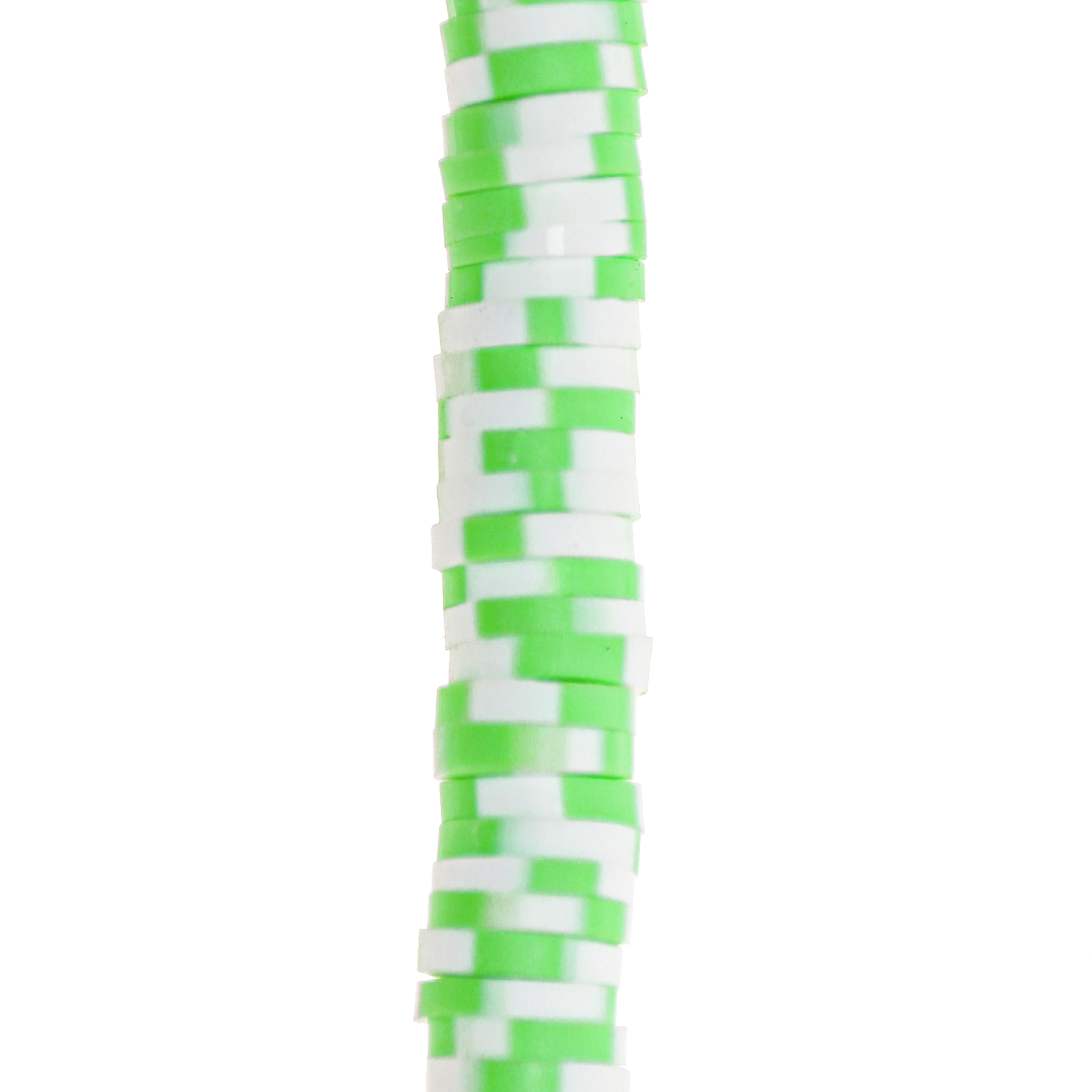 Heishi Beads, Flat Disk Polymer Clay Beads, 6mm, Available in Multiple Colours