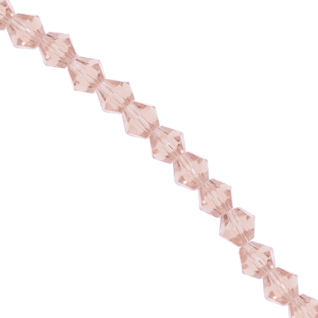 Glass Crystal, Bicone, 6mm, Approx 45 pcs per strand, Available in Multiple Colours