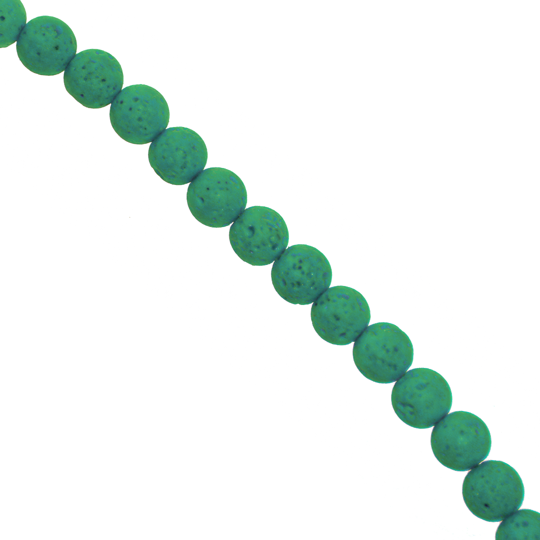 Lava Stone, Semi-Precious Stone, 6mm, Approx 60 pcs per strand