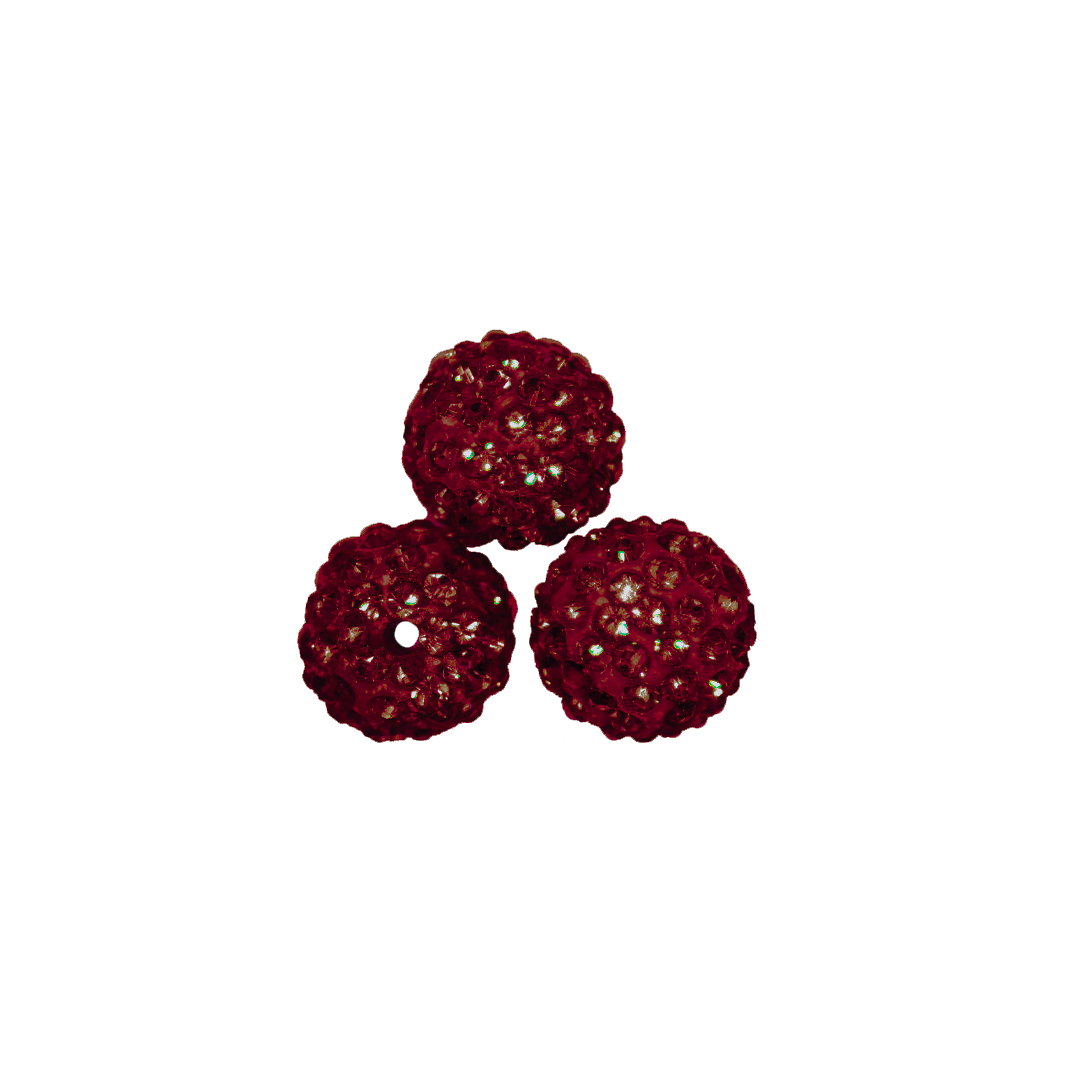 Shambala Beads, Assorted Sizes & Colours, 10 pcs/bag