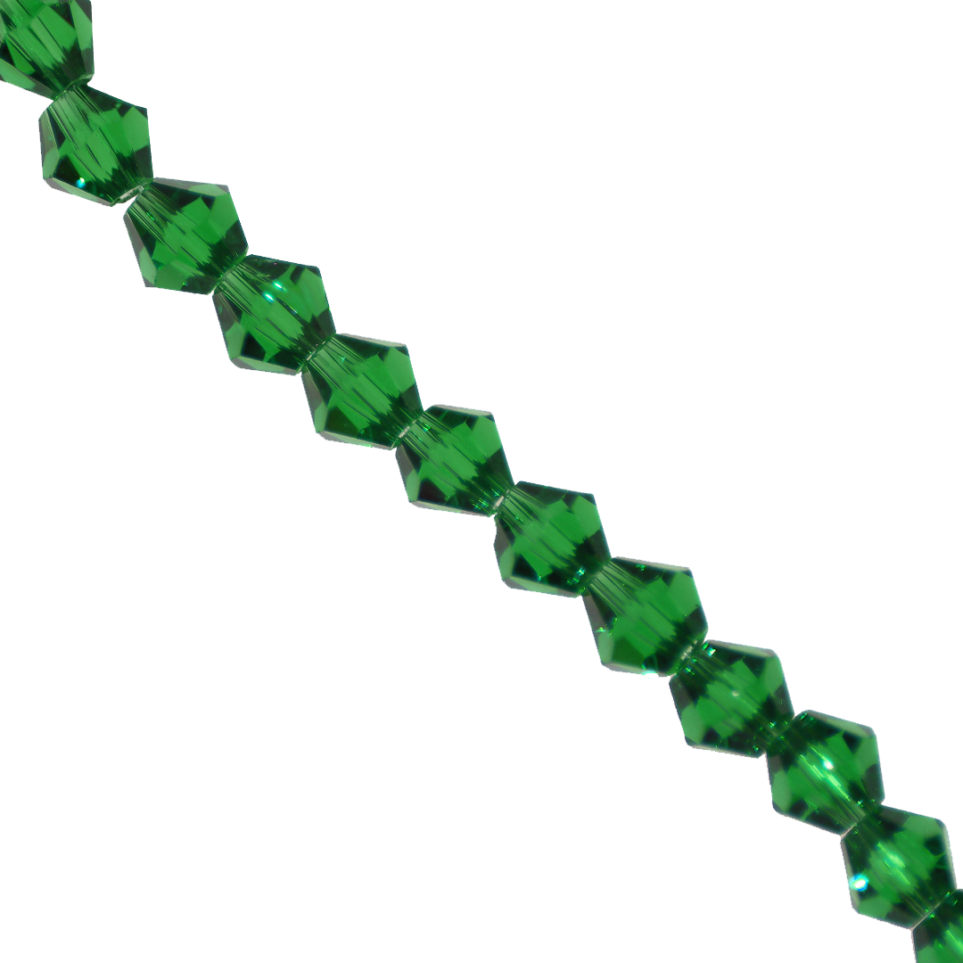 Glass Crystal Beads, Bicone, Faceted, 4mm, Approx 80 pcs per strand, Available in Multiple Colours