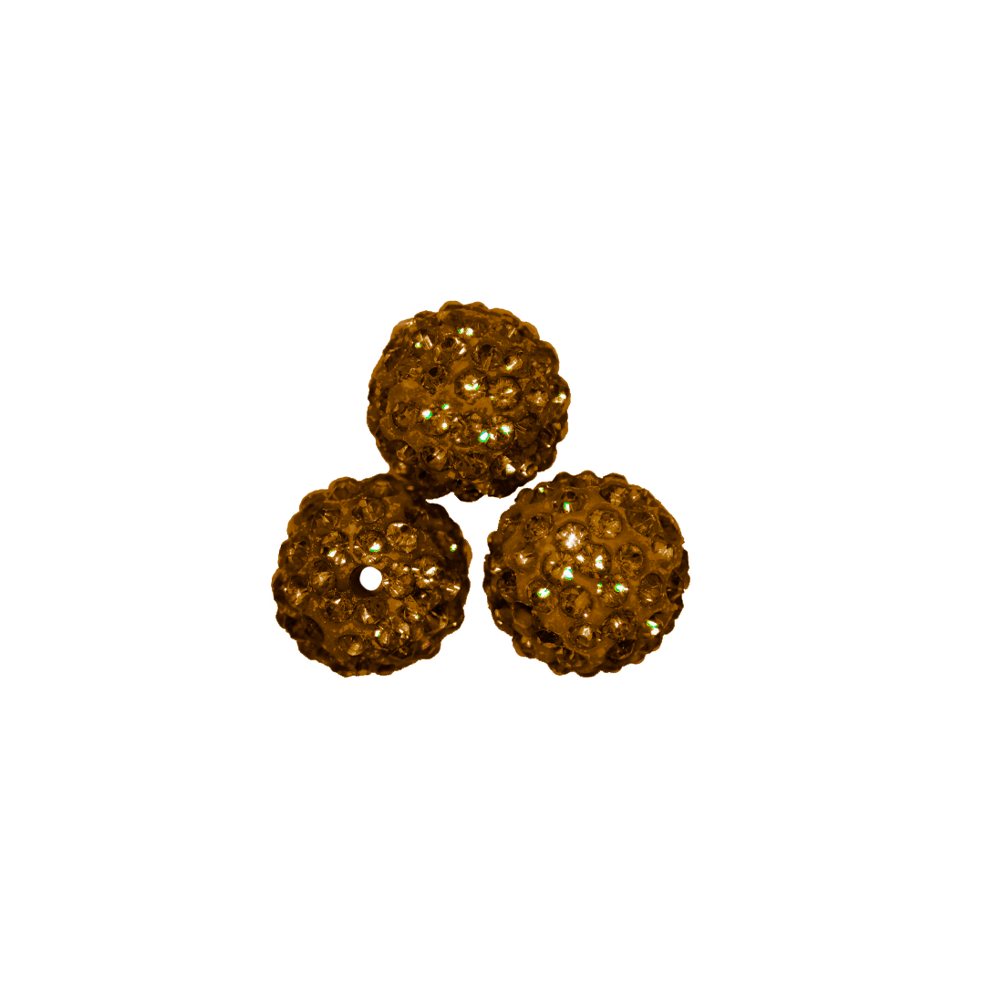 Shambala Beads, Assorted Sizes & Colours, 10 pcs/bag