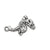 Charms, Long Dragon, Silver, Alloy, 27mm X 14mm, Sold Per pkg of 4