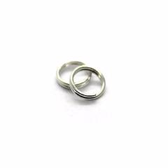 Split Rings, Bright Silver, Alloy, Round, 4mm, 21 Gauge, Sold Per pkg of Approx 370