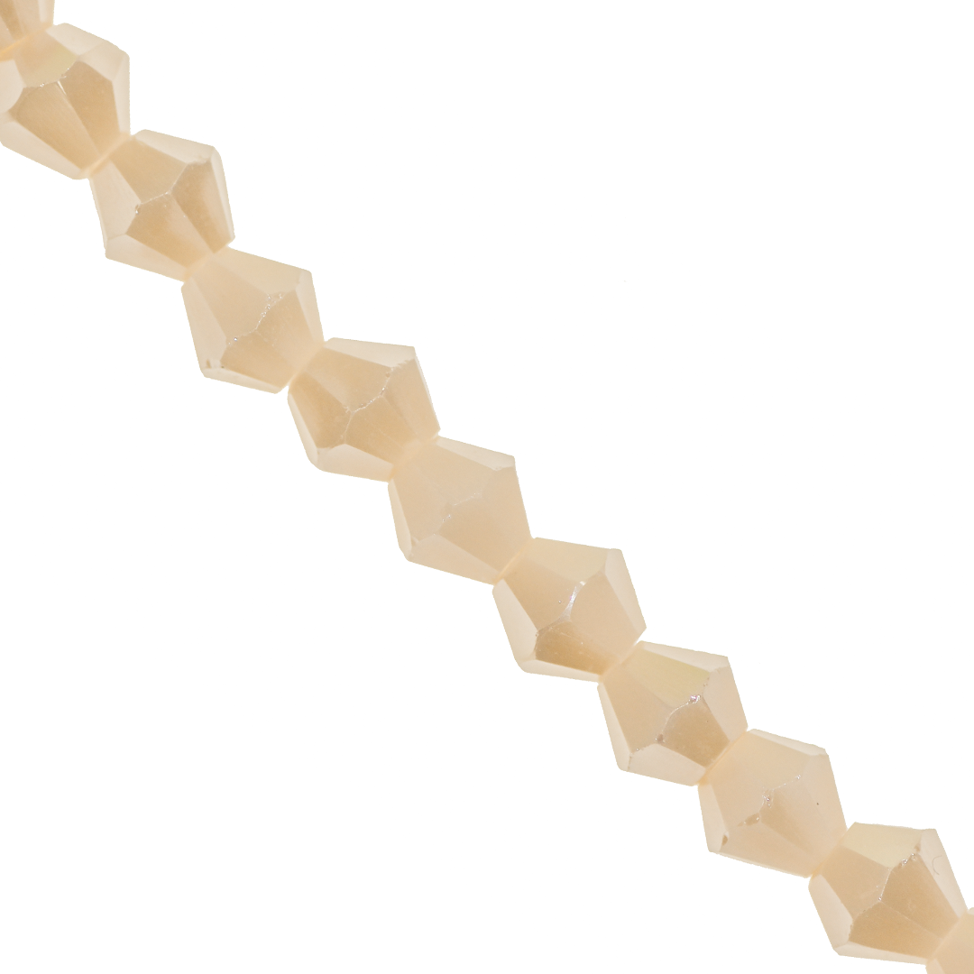 Glass Crystal, Bicone, 6mm, Approx 45 pcs per strand, Available in Multiple Colours