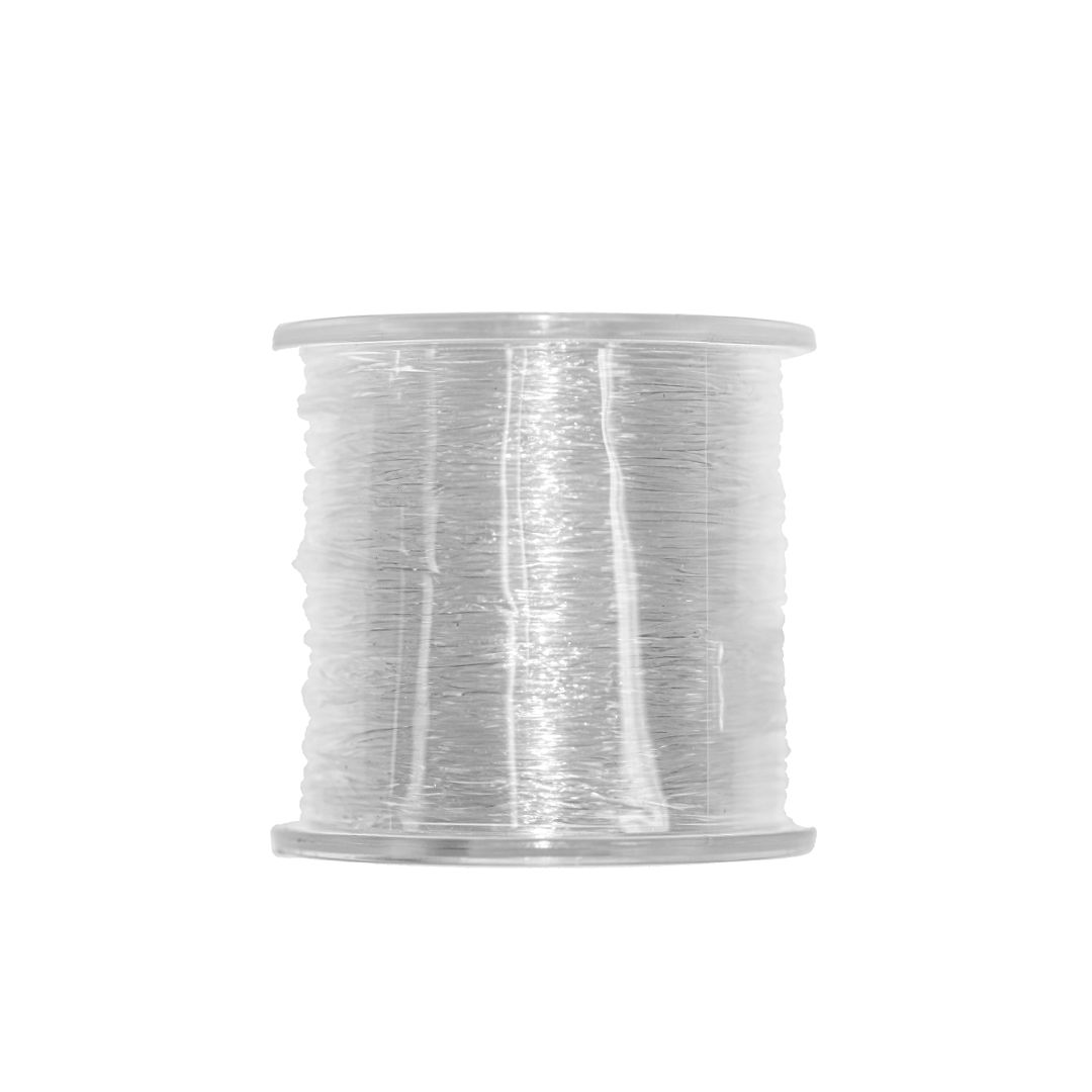 Korean Stretchy Cord, Transparent, Sold Per spool of 100 meters, Available in Multiple Sizes