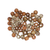 Wood Beads, Assorted Patterned, Brown, 10-12mm, Sold Per pkg of 40