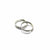 Split Rings, Silver, Alloy, Round, 10mm, 15 Gauge, 55+pcs per bag sold