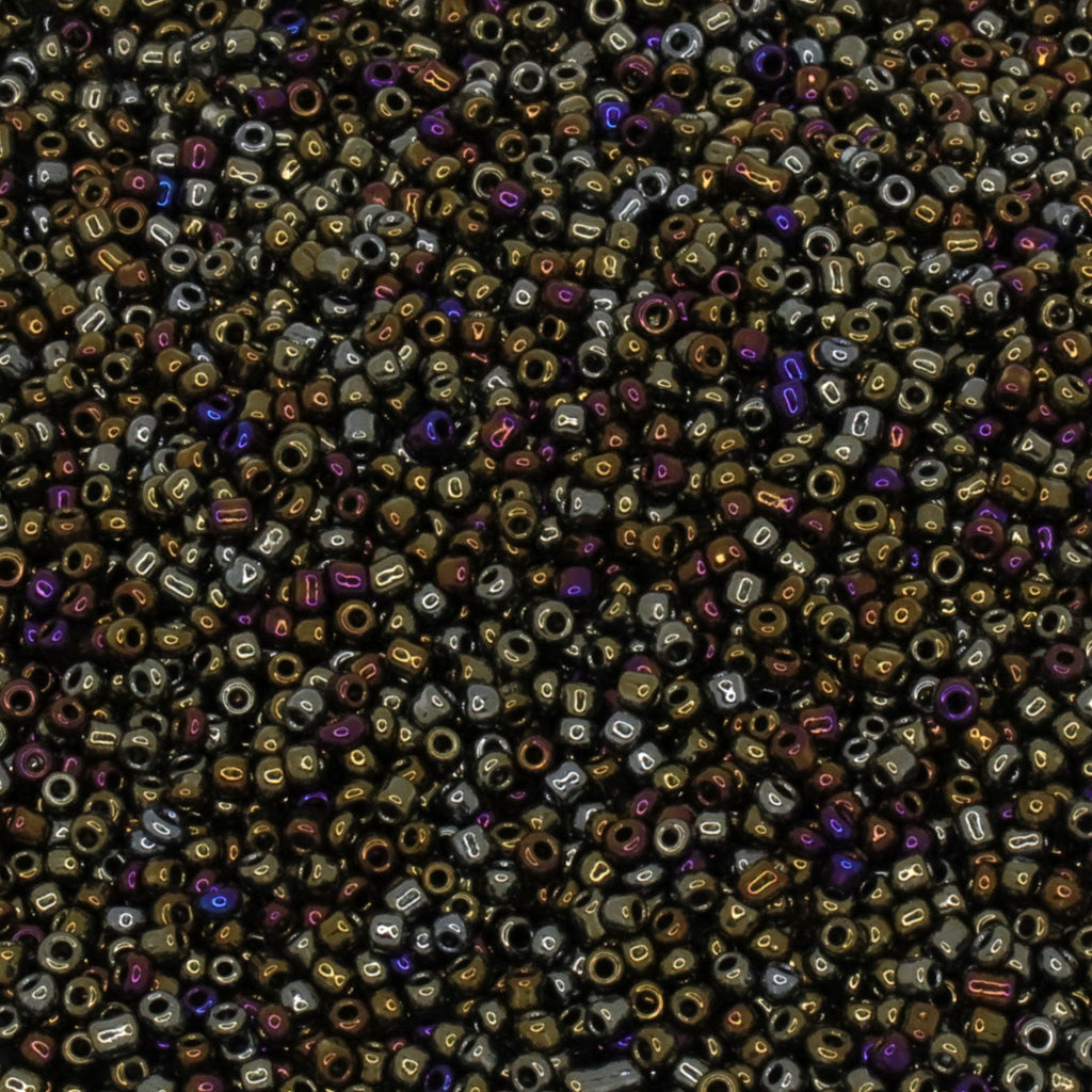 Seed Bead Bulk Bags - 6/0 - Assorted Metallic - 447g/6,000pcs