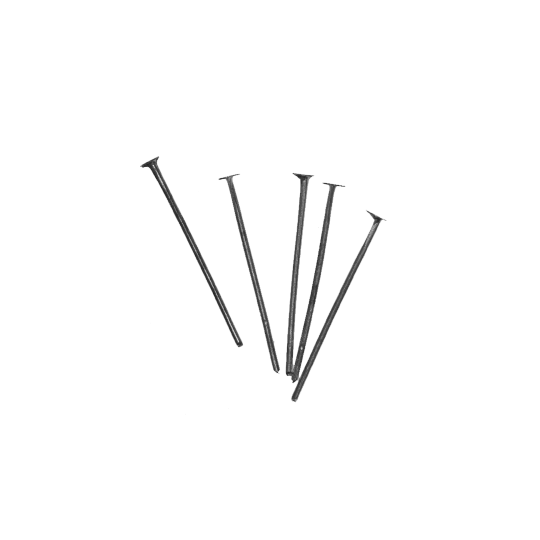 Flat Head Pins, Gunmetal, Alloy, 1.02 inches, 20 Gauge, Sold Per pkg of Approx 120