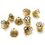 Bead Cap, Small Ornament Vase, Alloy, Light Rose Gold, 4.5mm x 6mm x 6mm, Sold Per pkg of 70+