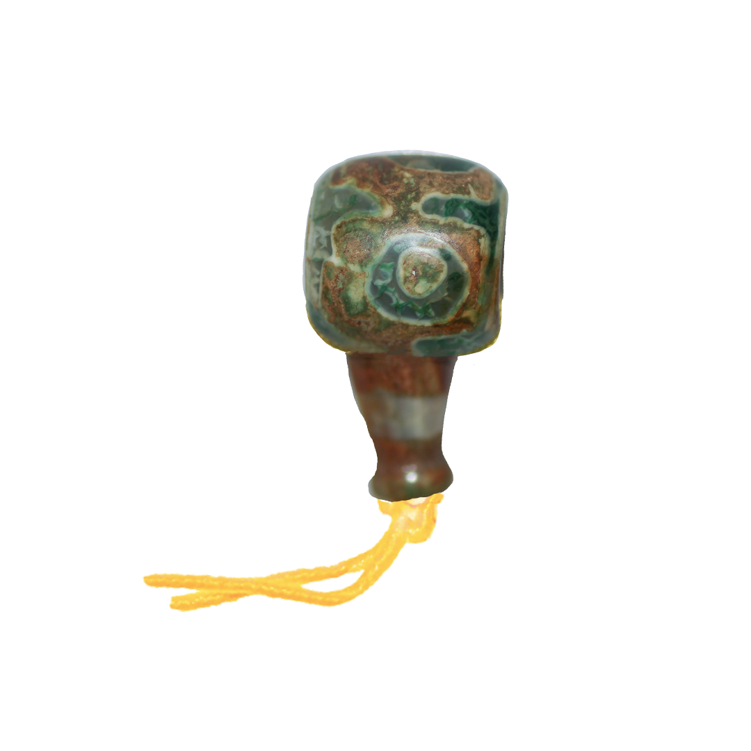 Guru Bead, Agate, Round, Available in Multiple Colors and Sizes, 1 Set