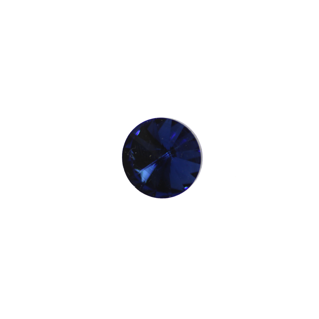 Rivoli, Glass Rhinestone, Round, 18mm, Sold Per pkg of 4, Available in Multiple Colours