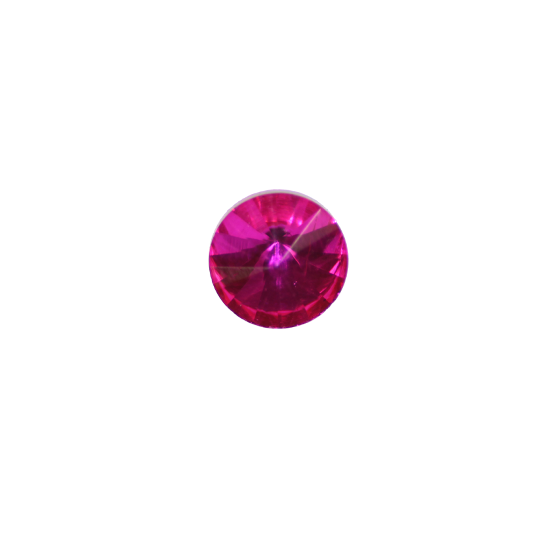 Rivoli, Glass Rhinestone, Round, 18mm, Sold Per pkg of 4, Available in Multiple Colours