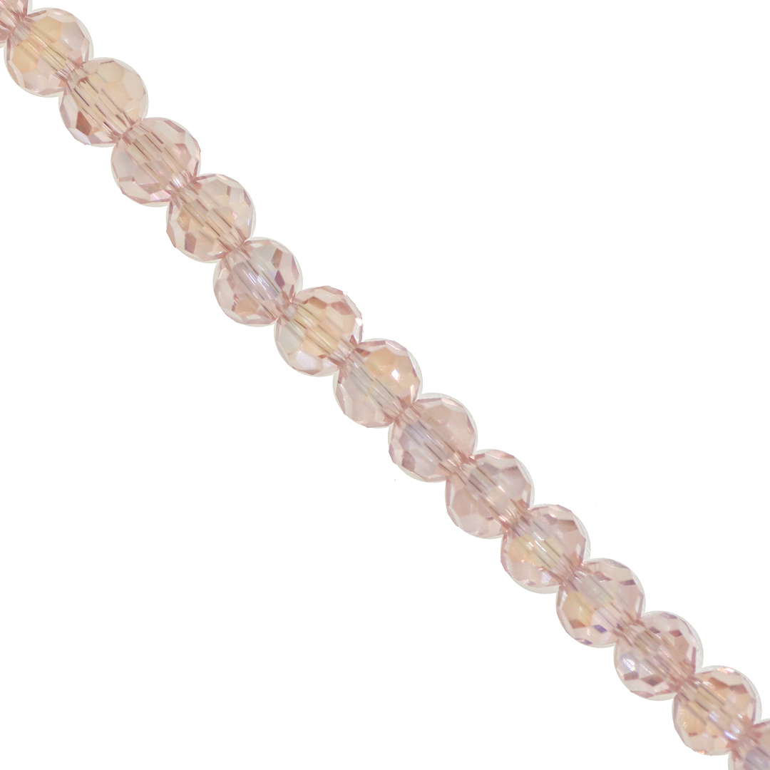 Glass Crystal Beads, Round, 4mm Approx 85 pcs per strand, Available in Multiple Colours