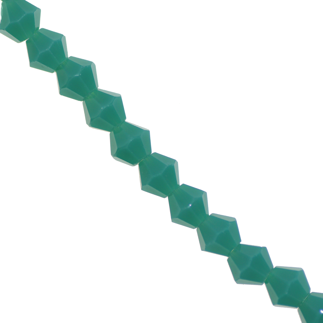 Glass Crystal, Bicone, 6mm, Approx 45 pcs per strand, Available in Multiple Colours