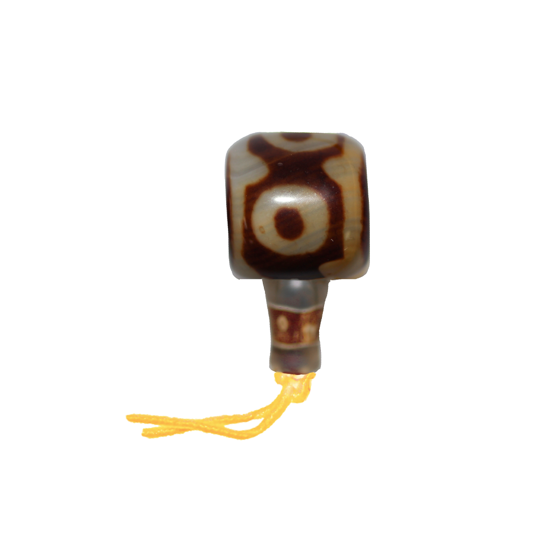 Guru Bead, Agate, Round, Available in Multiple Colors and Sizes, 1 Set