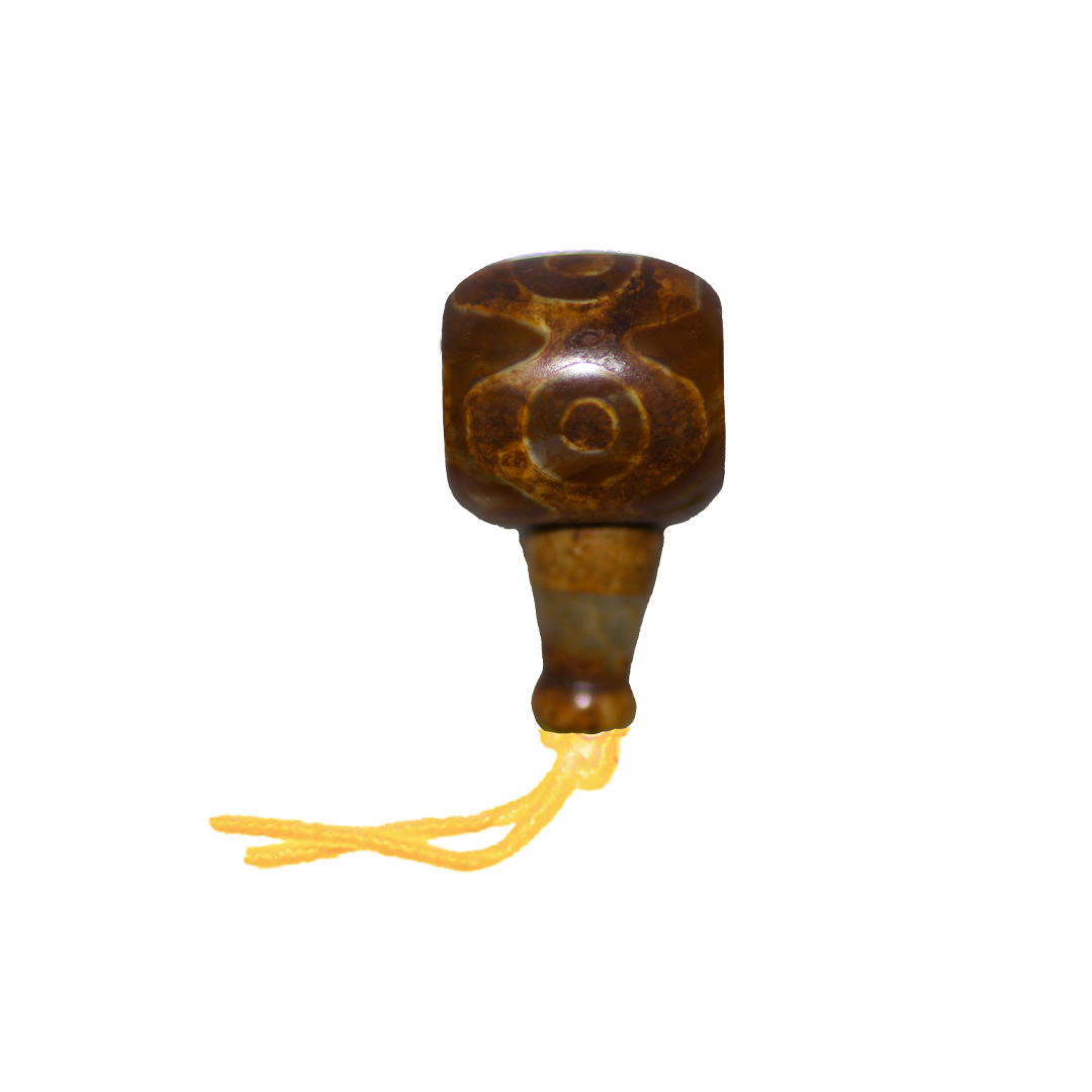 Guru Bead, Agate, Round, Available in Multiple Colors and Sizes, 1 Set