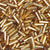 Czech Seed Beads-Czech 3/0-Bugle-Silverline Gold