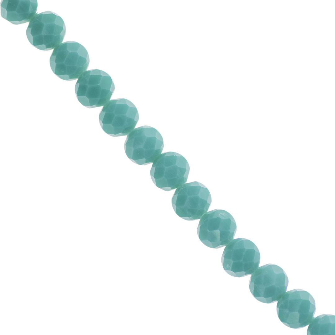Glass Crystal Beads, Round, Faceted, 6mm, Approx 90 pcs per strand, Available in Multiple Colours
