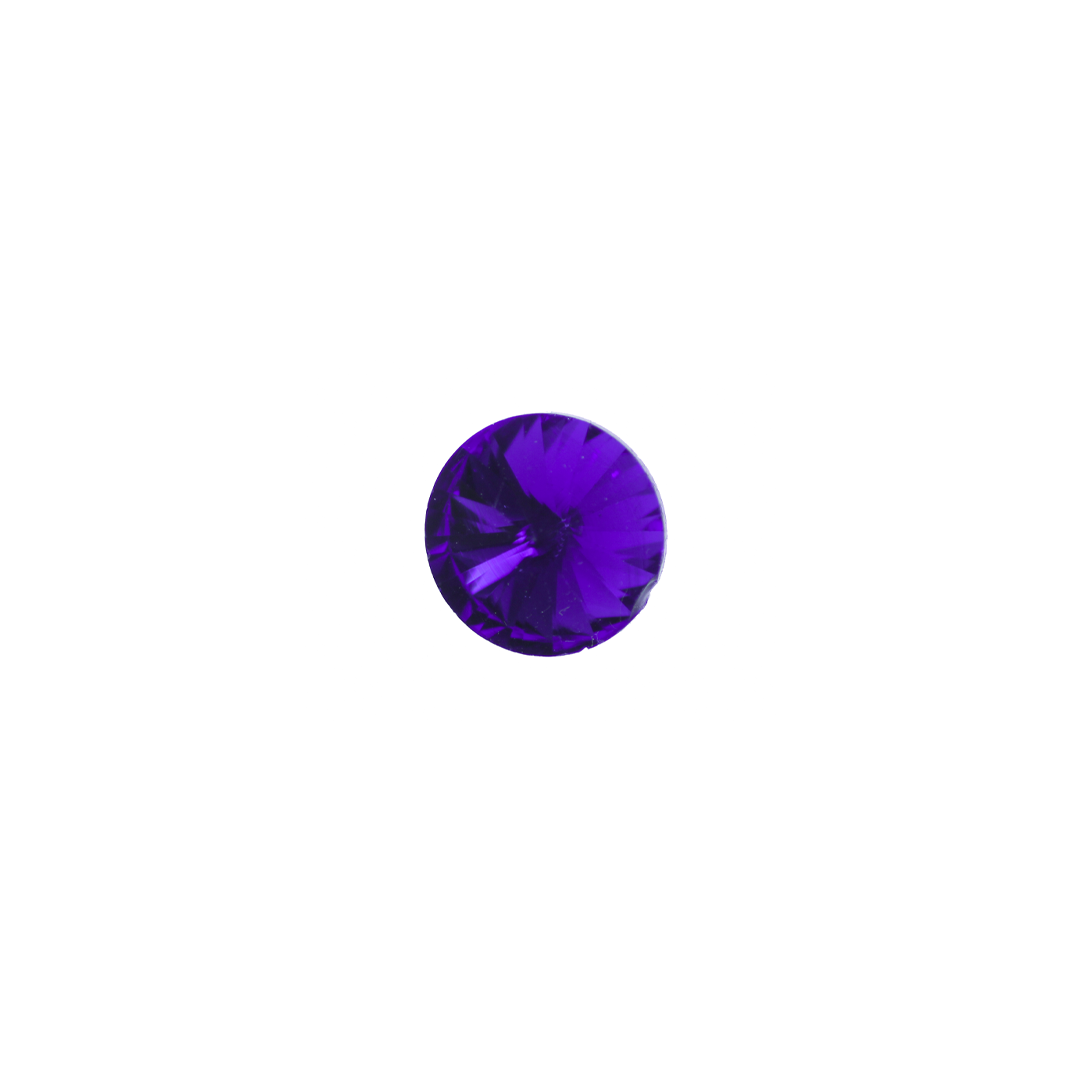 Rivoli, Glass Rhinestone, Round, 18mm, Sold Per pkg of 4, Available in Multiple Colours