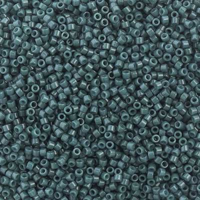 Miyuki Delica 11/0 - Duracoat Opaque Dyed Seaweed Green - DB00-2358V