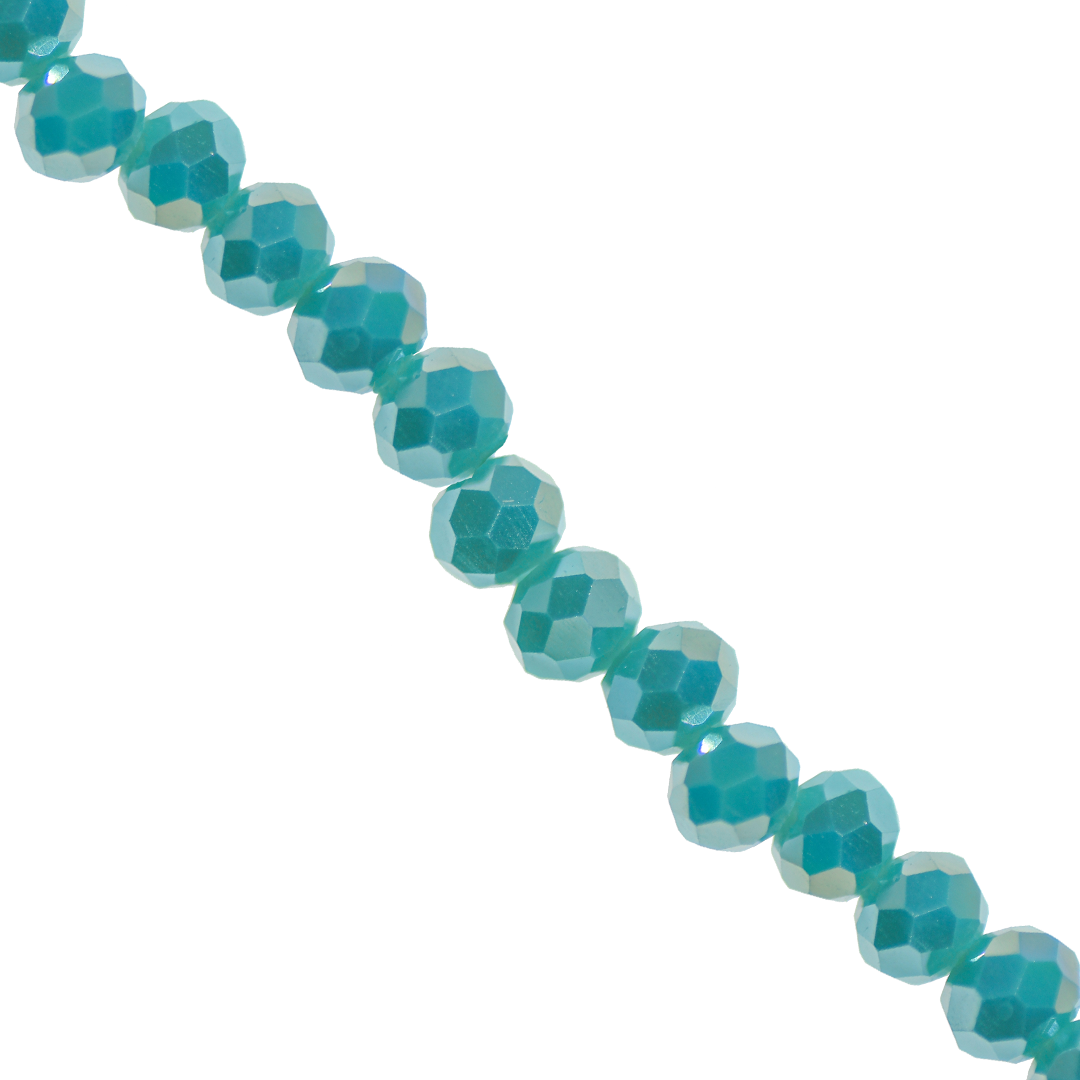 Glass Crystal Beads, Rondelle, Faceted, 4mm x 3.5mm, 105 pcs per strand, Available in Multiple Colours