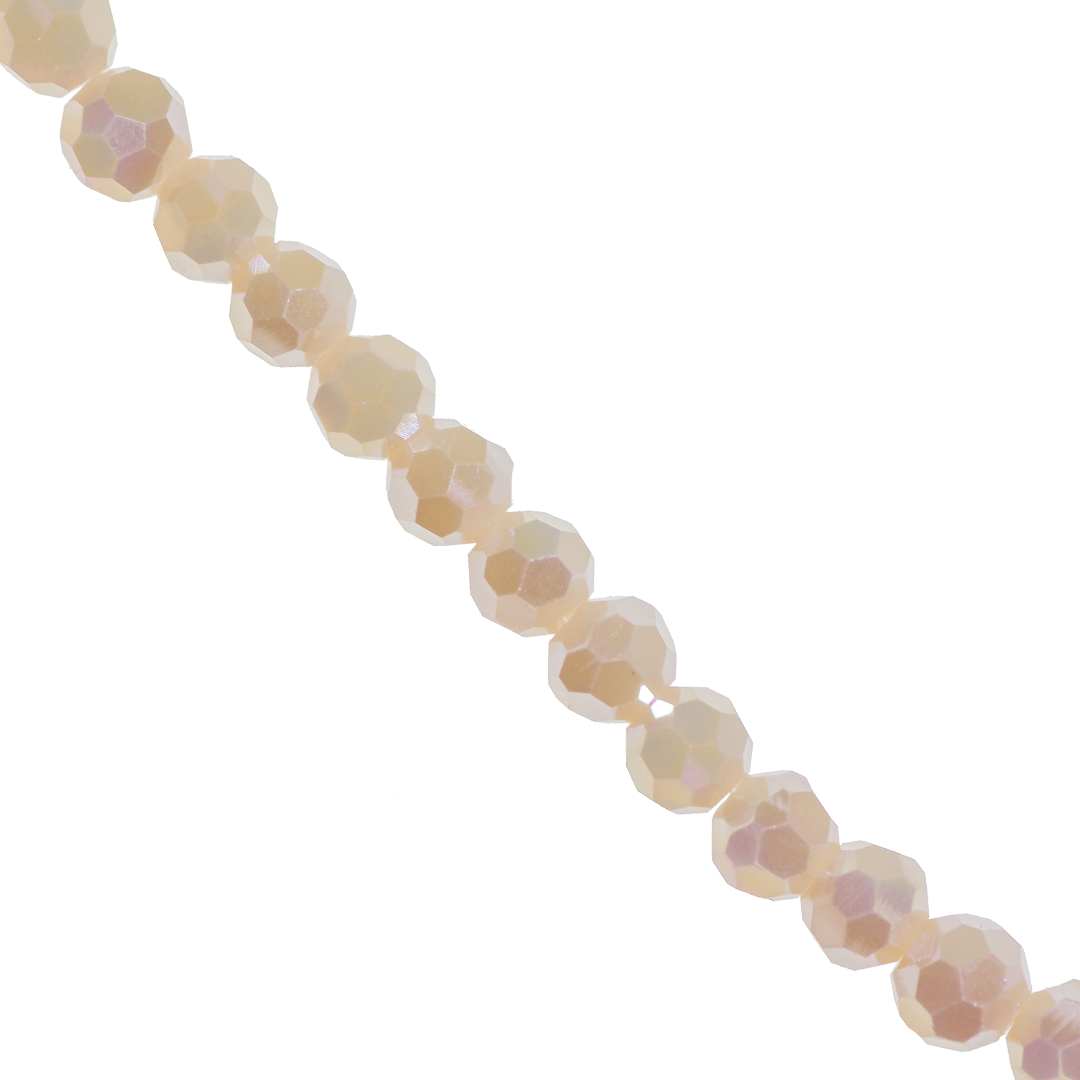 Glass Crystal Beads, Round, 4mm Approx 85 pcs per strand, Available in Multiple Colours