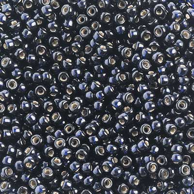 Miyuki 11/0 - Duracoat Indigo Navy Blue SilverLined