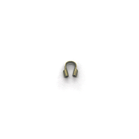 Terminators, Wire Guards, Brass, Alloy, 5mm X 4mm, Sold Per pkg of 95+