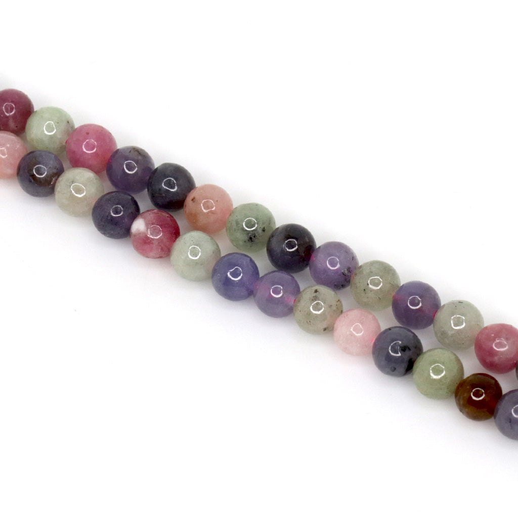 Multi Color Tanzanite, Semi-Precious Stone, 6mm, 68 pcs per strand