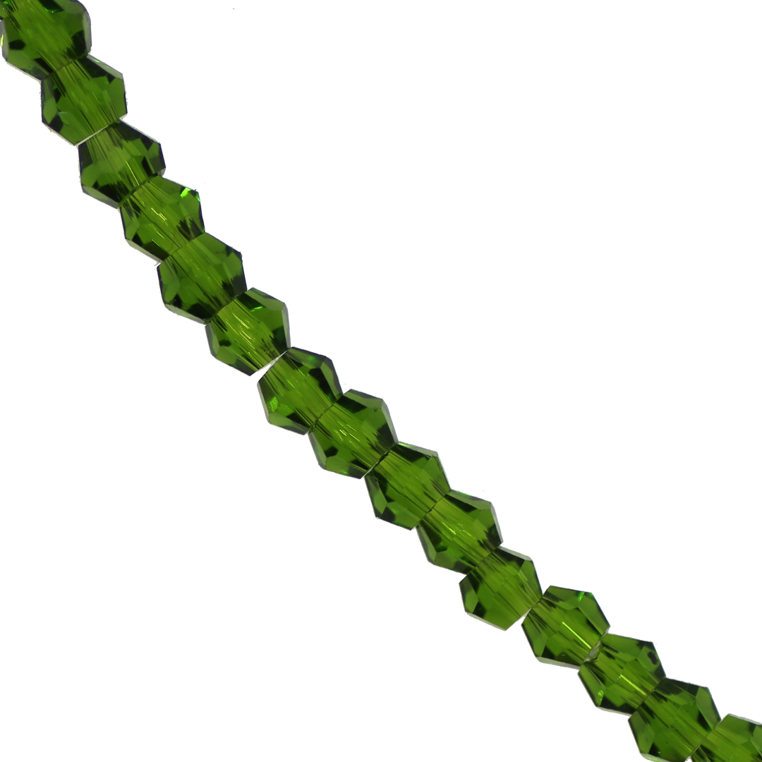 Glass Crystal Beads, Bicone, 2.5mm, Approx 150 pcs per strand, Available in Multiple Colours