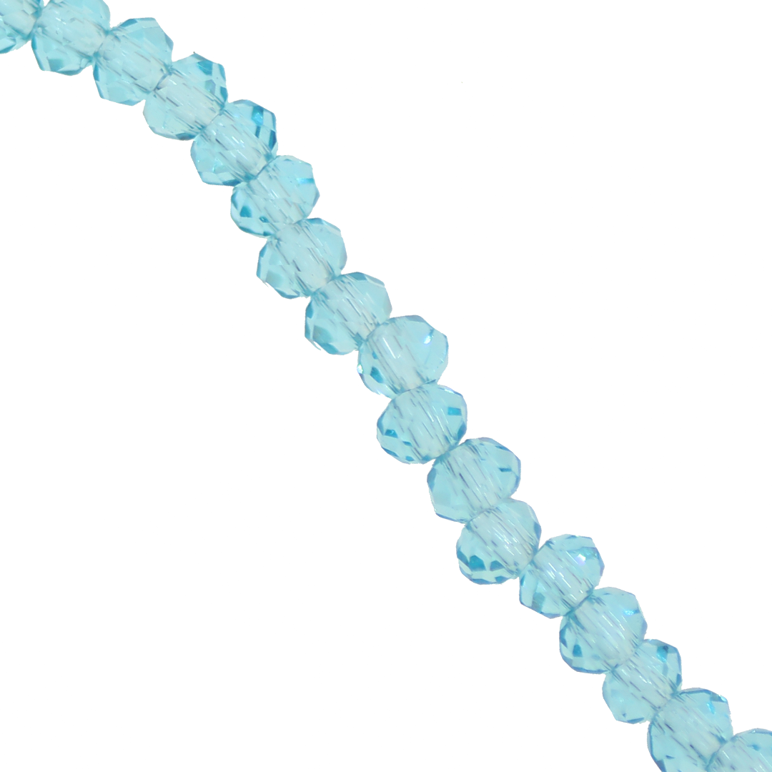 Glass Crystal Beads, Rondelle, 2.5mm, Approx 165+ pcs per strand, Available in Multiple Colours