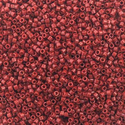 Miyuki Delica 11/0 - Duracoat Opaque Dyed Dust Red - DB00-2354V
