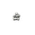 Charms, Alpine Goat, Silver, Alloy, 12mm X 10m X 2mm, Sold Per pkg of 8